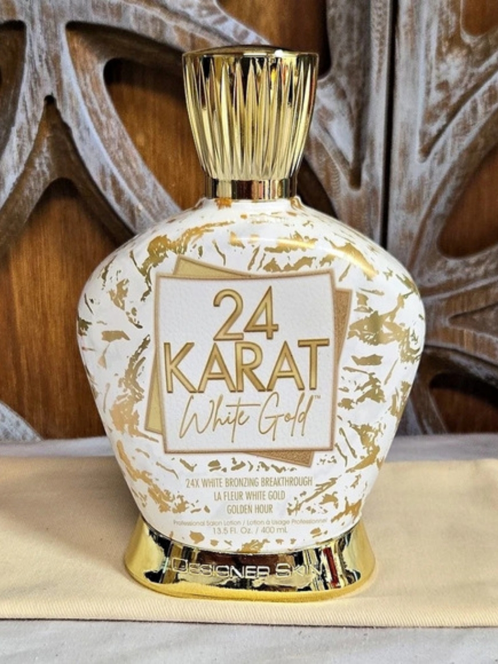 Designer Skin 24 Karat White Gold 24X White Bronzer Tanning Lotion Bronzing